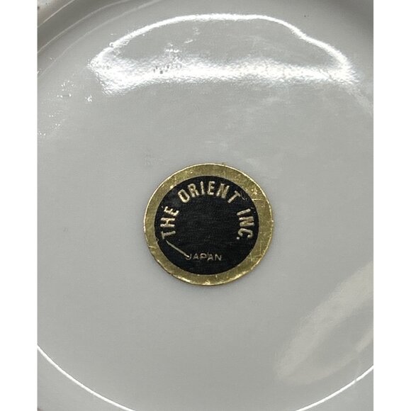 Vintage The Orient Inc Japanese Temple Ginger Jar Gold Lidded Porcelain 1960’s - Picture 6 of 8